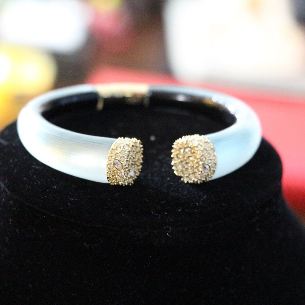 alexis bittar encrusted pave break hinge bracelet